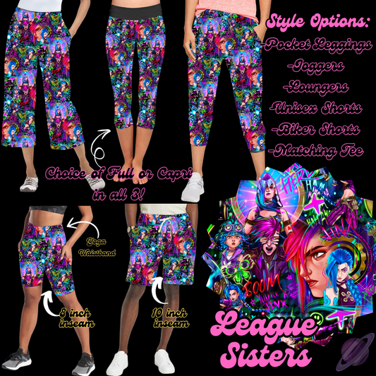 LEAGUE SISTERS-BATCH 111-6 STYLES OF BOTTOMS-PREORDER CLOSING 7/5