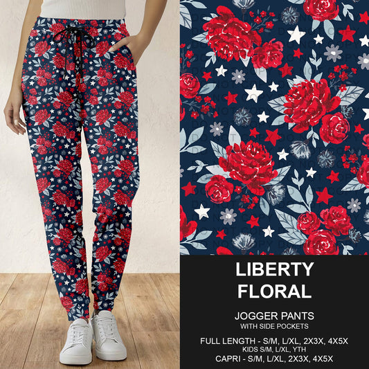 B284 - Preorder Liberty Floral Joggers (Closes 4/12. ETA: early June)