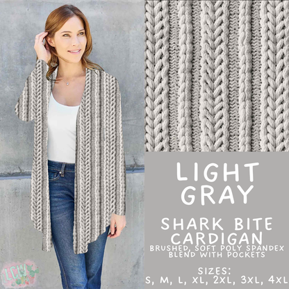 Batch #596 - Sweater Weather - Closes 10/9 - ETA early Dec - Light Gray Cardigan