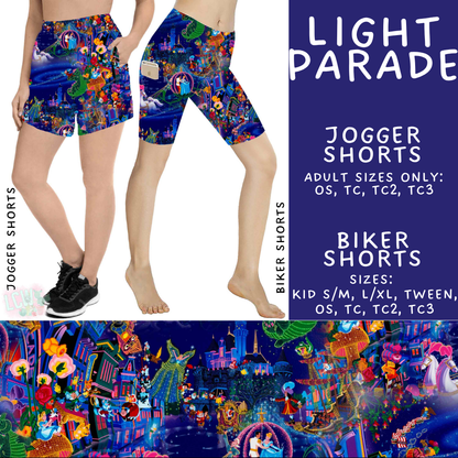 Batch #548 - May Request Run - Closes 6/26 - ETA late August - Light Parade Biker & Jogger Shorts