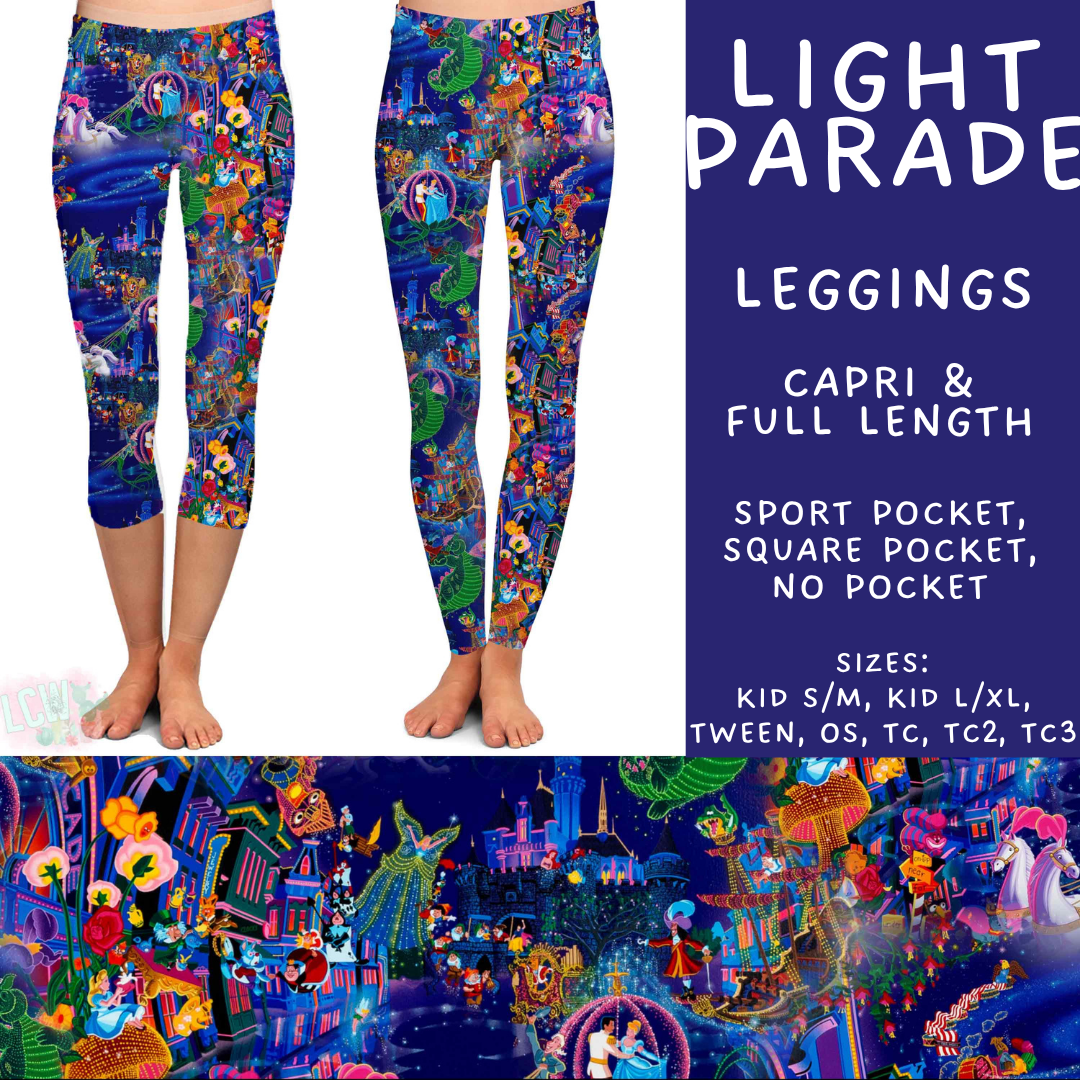 Batch #548 - May Request Run - Closes 6/26 - ETA late August - Light Parade Full and Capri Length Leggings