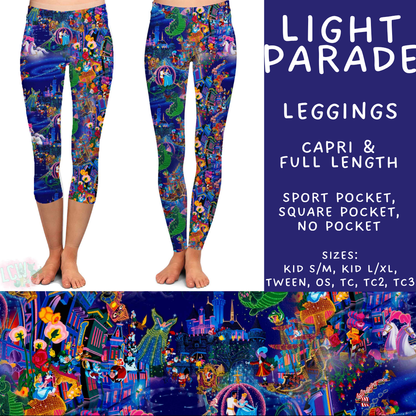 Batch #548 - May Request Run - Closes 6/26 - ETA late August - Light Parade Full and Capri Length Leggings