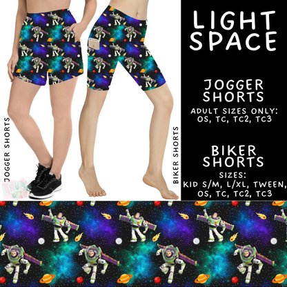 Batch #541 - Magical Faves 21 - Closes 6/10 - ETA mid August - Light Space Biker & Jogger Shorts