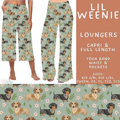 Batch #578 - July Request Run - Closes 8/31 - ETA late October - Lil Weenie Capri and Full Length Loungers