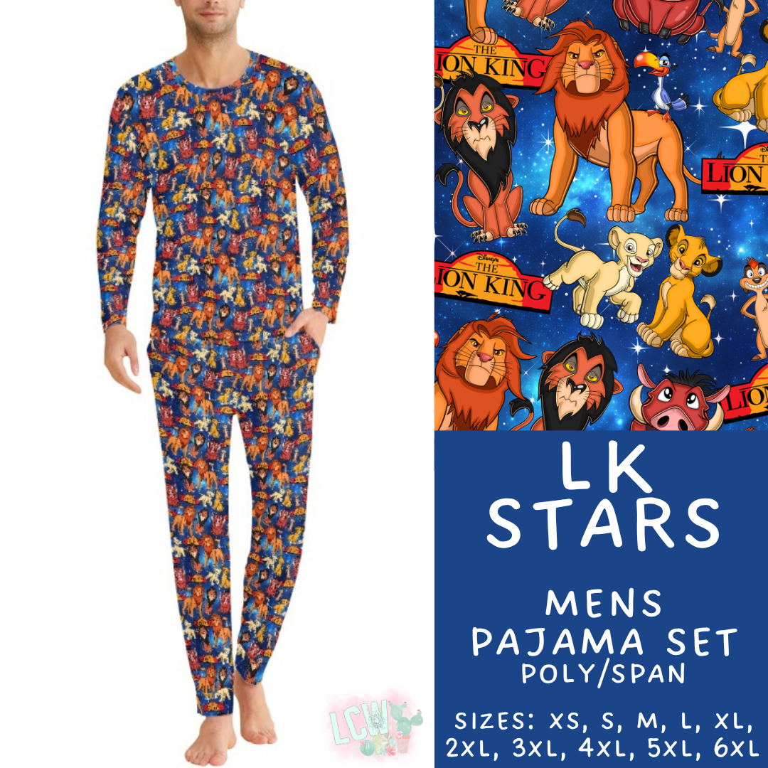 Batch #590 - Magical Family Pajamas - Closes 9/18 - ETA mid Nov - LK Stars Men's Pajama Set