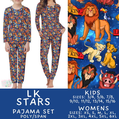 Batch #590 - Magical Family Pajamas - Closes 9/18 - ETA mid Nov - LK Stars Women's & Kid's Pajama Set
