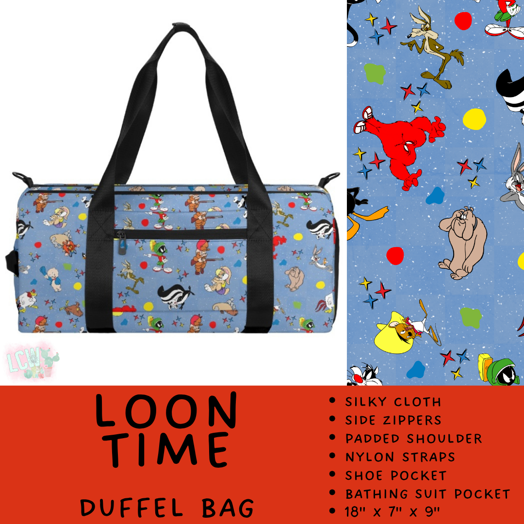 Batch #609 - Travel Collection 2 - Closes 11/6 - ETA early Jan - Loon Time Duffel Bag