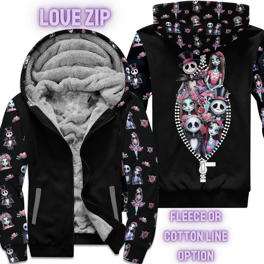JACKET RUN 14-LOVE ZIP-FLEECE OR COTTON LINER-PREORDER CLOSING 12/16