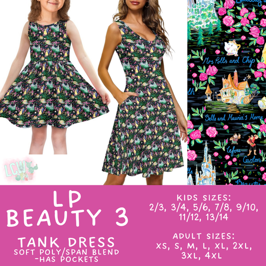 Batch #553 - LP Collection 3 - Closes 7/8 - ETA early Sept - LP Beauty 3 Women's & Girl's Tank Dress