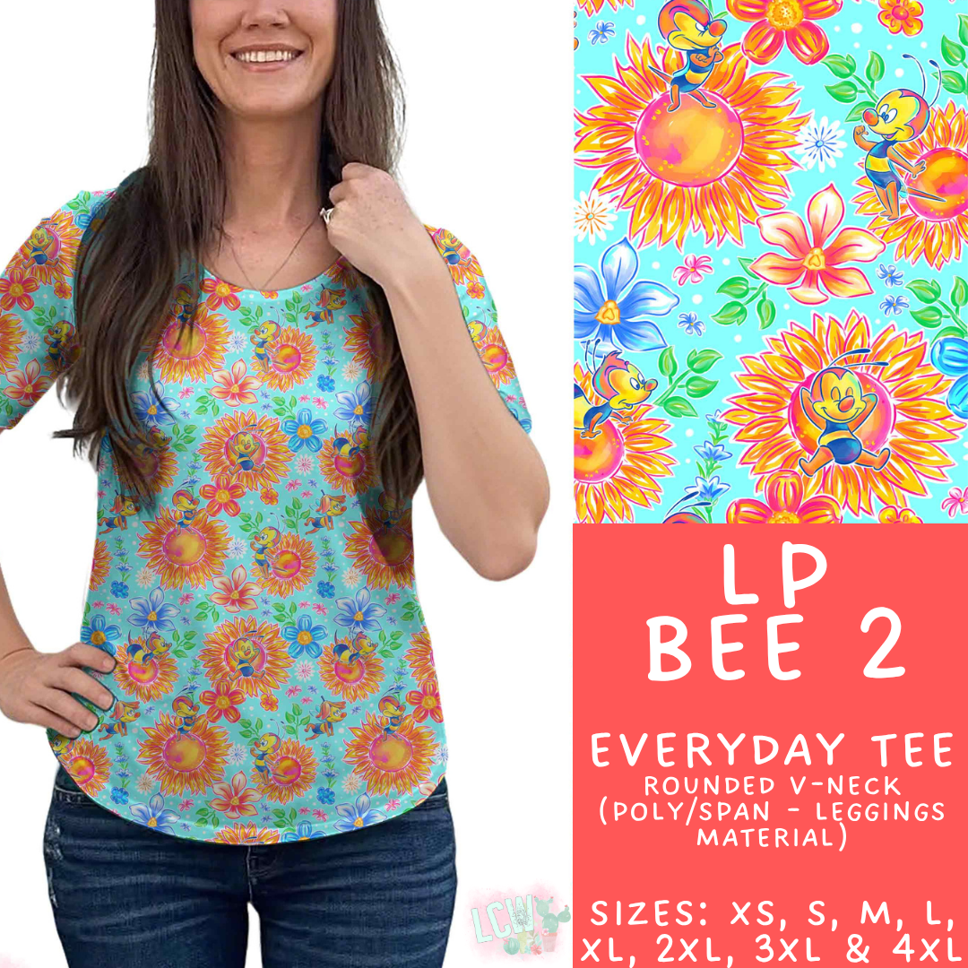 Batch #553 - LP Collection 3 - Closes 7/8 - ETA early Sept - LP Bee 2 Everyday Tank & Tee