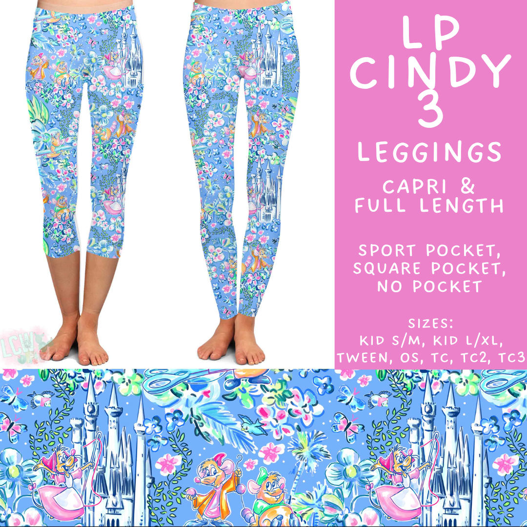 Batch #553 - LP Collection 3 - Closes 7/8 - ETA early Sept - LP Cindy 3 Full and Capri Length Leggings
