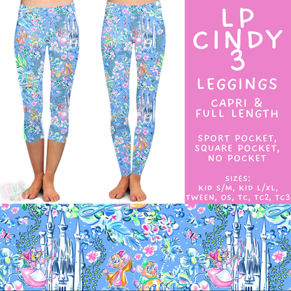 Batch #553 - LP Collection 3 - Closes 7/8 - ETA early Sept - LP Cindy 3 Full and Capri Length Leggings