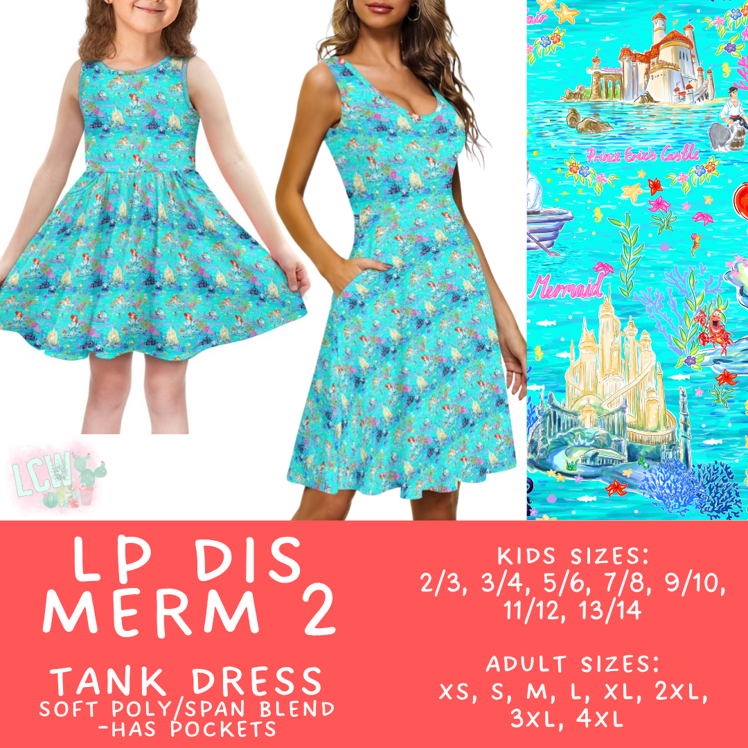 Batch #553 - LP Collection 3 - Closes 7/8 - ETA early Sept - LP Dis Merm 2 Women's & Girl's Tank Dress
