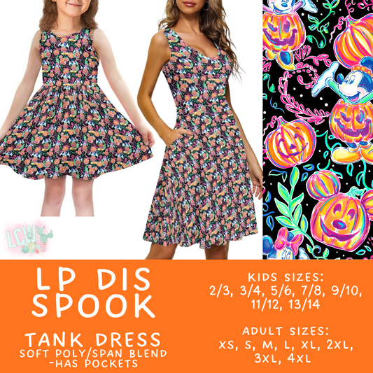 Batch #553 - LP Collection 3 - Closes 7/8 - ETA early Sept - LP Dis Spook Women's & Girl's Tank Dress
