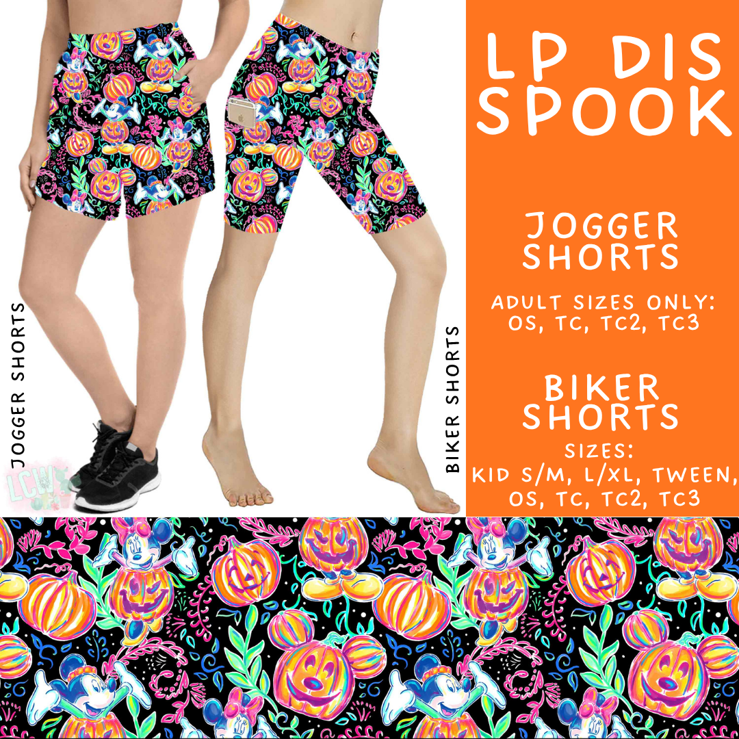 Batch #553 - LP Collection 3 - Closes 7/8 - ETA early Sept - LP Dis Spook Biker & Jogger Shorts