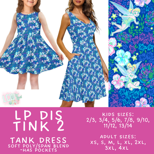 Batch #553 - LP Collection 3 - Closes 7/8 - ETA early Sept - LP Dis Tink 2 Women's & Girl's Tank Dress