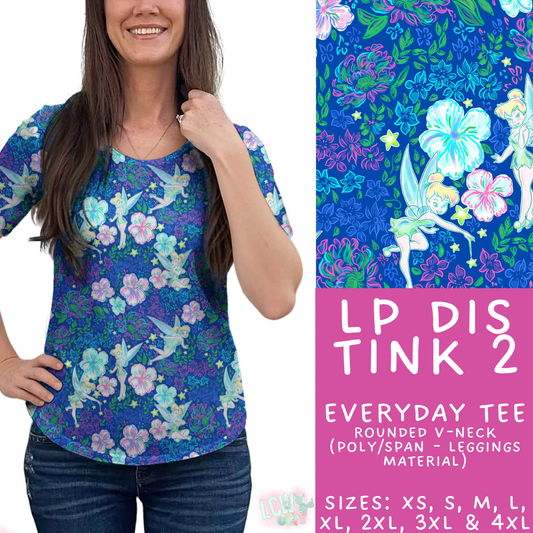 Batch #553 - LP Collection 3 - Closes 7/8 - ETA early Sept - LP Dis Tink 2 Everyday Tank & Tee