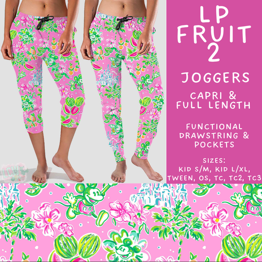 Batch #553 - LP Collection 3 - Closes 7/8 - ETA early Sept - LP Fruit 2 Full and Capri Length Joggers