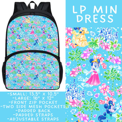 Batch #545 - Back to School 3 - Closes 6/19 - ETA early/mid August - LP Min Dress Backpacks