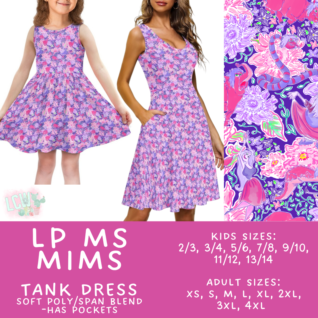 Batch #553 - LP Collection 3 - Closes 7/8 - ETA early Sept - LP Ms Mims Women's & Girl's Tank Dress