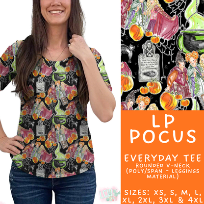 Batch #553 - LP Collection 3 - Closes 7/8 - ETA early Sept - LP Pocus Everyday Tank & Tee