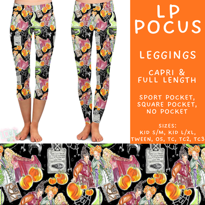 Batch #553 - LP Collection 3 - Closes 7/8 - ETA early Sept - LP Pocus Full and Capri Length Leggings