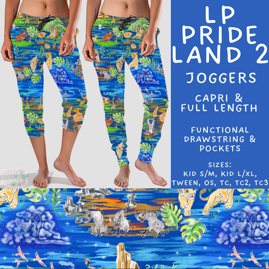 Batch #553 - LP Collection 3 - Closes 7/8 - ETA early Sept - LP Pride Land 2 Full and Capri Length Joggers