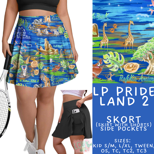 Batch #553 - LP Collection 3 - Closes 7/8 - ETA early Sept - LP Pride Land 2 Skort