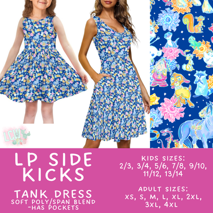 Batch #553 - LP Collection 3 - Closes 7/8 - ETA early Sept - LP Side Kicks Women's & Girl's Tank Dress