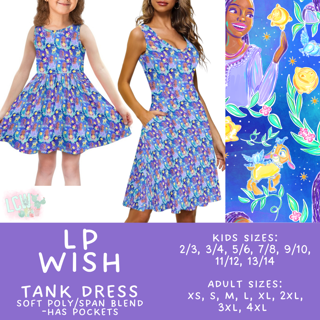 Batch #553 - LP Collection 3 - Closes 7/8 - ETA early Sept - LP Wish Women's & Girl's Tank Dress