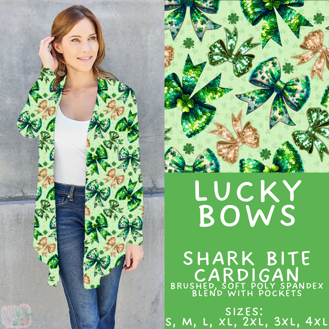 Batch #464 - Lucky Charm Collection - Closes 12/17 - ETA early Feb - Lucky Bows Cardigan