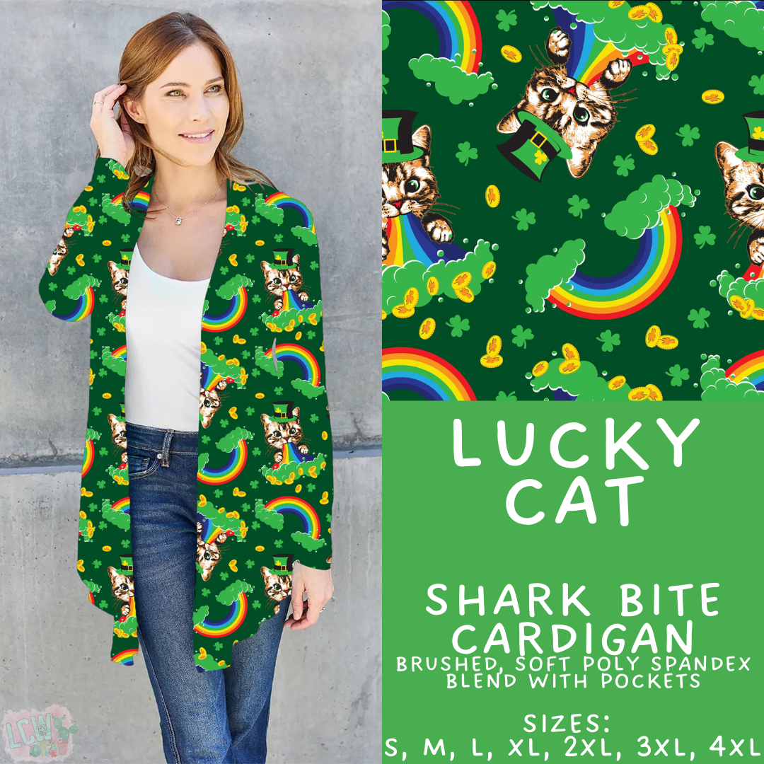 Batch #464 - Lucky Charm Collection - Closes 12/17 - ETA early Feb - Lucky Cat Cardigan