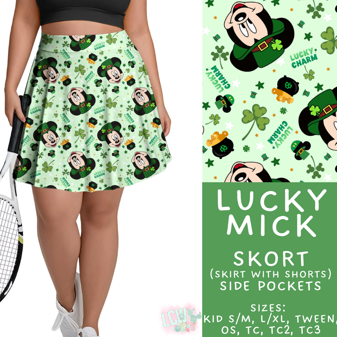 Batch #463 - Magical Characters Lucky - Closes 12/15 - ETA early Feb - Lucky Mick Skort