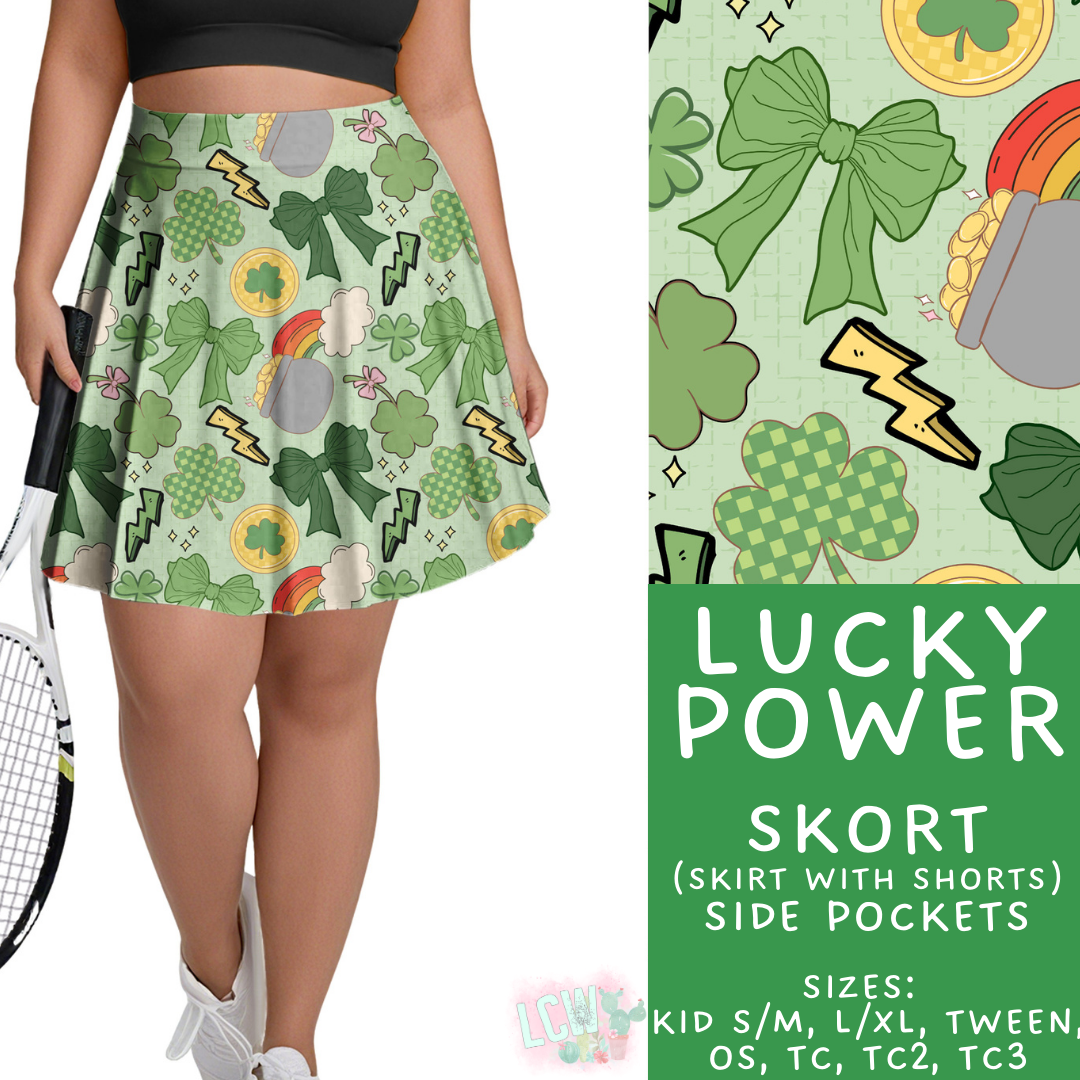 Batch #464 - Lucky Charm Collection - Closes 12/17 - ETA early Feb - Lucky Power Skort