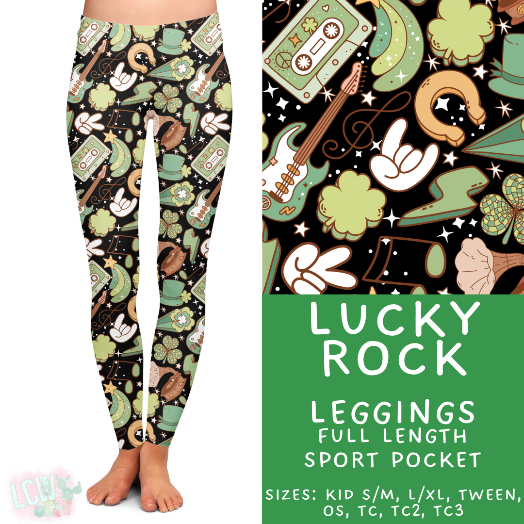 Batch #464 - Lucky Charm Collection - Closes 12/17 - ETA early Feb - Lucky Rock Full Length Leggings