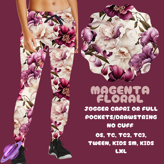 MAGENTA FLORAL-FLORAL BOTTOMS PREORDER CLOSING 7/15