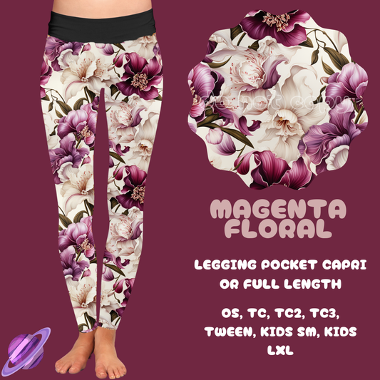 MAGENTA FLORAL-FLORAL BOTTOMS PREORDER CLOSING 7/15