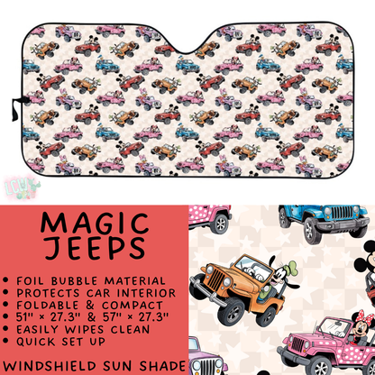 Batch #554 - Car Accessories 3 - Closes 7/10 - ETA early/mid Sept - Magic Jeeps Windshield Sun Shade
