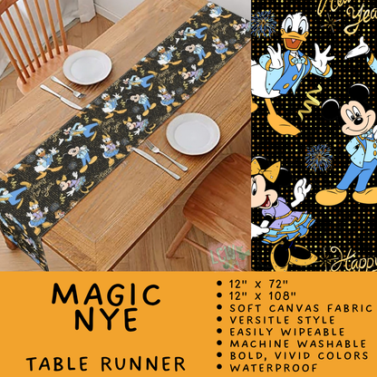 Batch #602 - Table Runners & Placemats - Closes 10/23 - ETA mid Dec - Magic NYE Table Runner