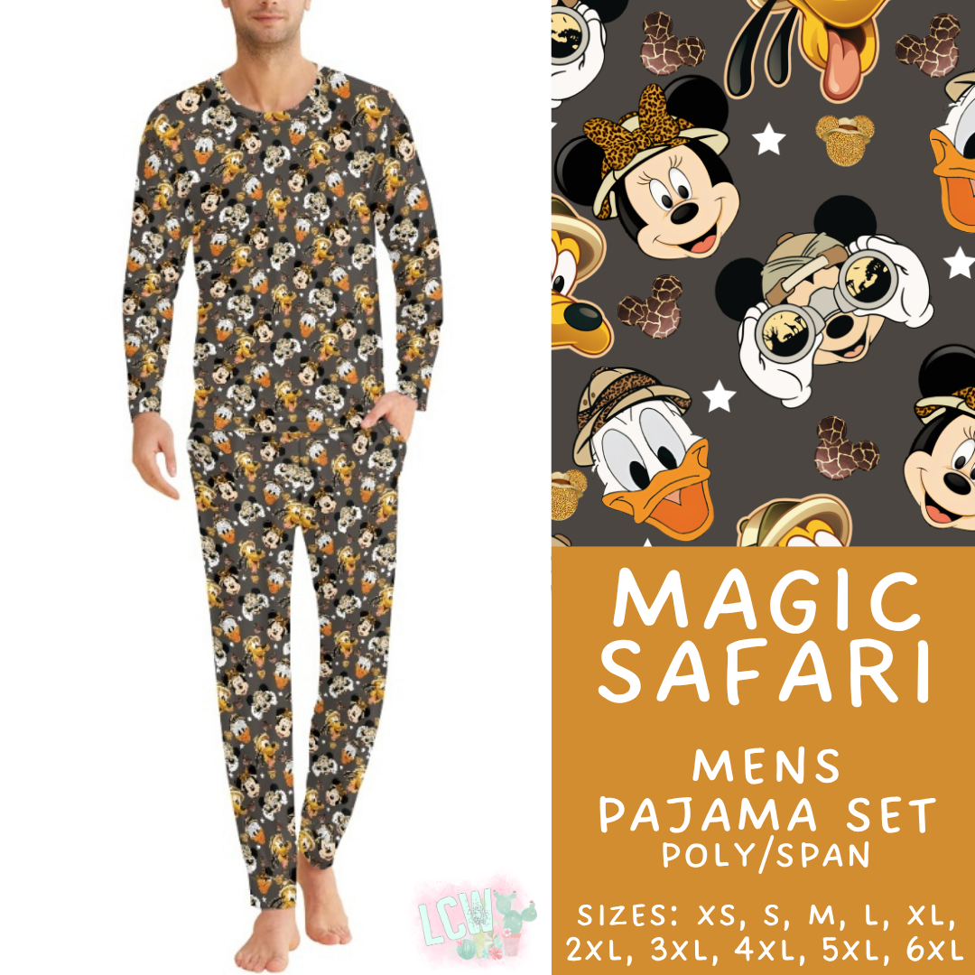 Batch #590 - Magical Family Pajamas - Closes 9/18 - ETA mid Nov - Magic Safari Men's Pajama Set