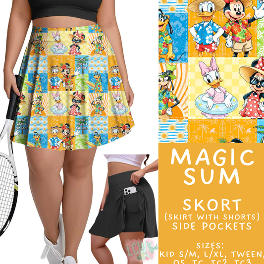 Batch #552 - Magical Faves 22 - Closes 7/6 - ETA early Sept - Magic Sum Skort