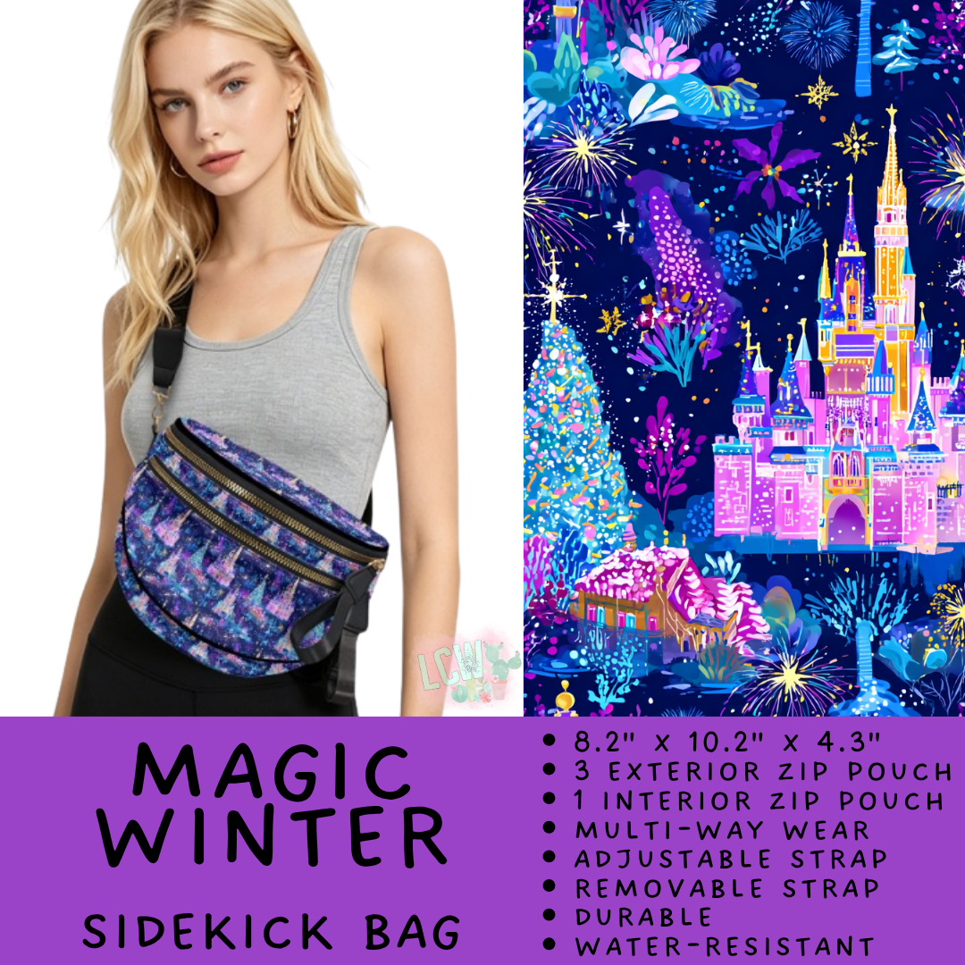 Batch #604 - Sidekick Bag 3 - Closes 10/26 - ETA mid/late Dec - Magic Winter Sidekick Bag