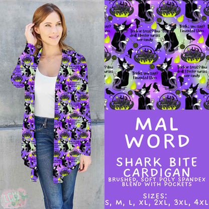 Batch #608 - Magic in Words - Closes 11/4 - ETA early Jan - Mal Word Cardigan