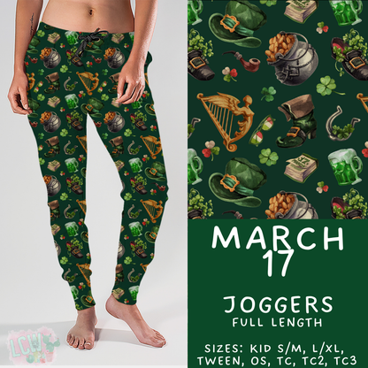 Batch #464 - Lucky Charm Collection - Closes 12/17 - ETA early Feb - March 17 Joggers