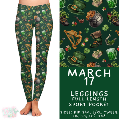 Batch #464 - Lucky Charm Collection - Closes 12/17 - ETA early Feb - March 17 Full Length Leggings