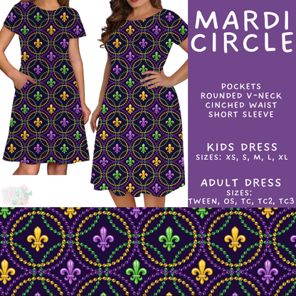 Batch #605 - Mardi Party - Closes 10/28 - ETA late Dec - Mardi Circle Adult & Kids Dresses