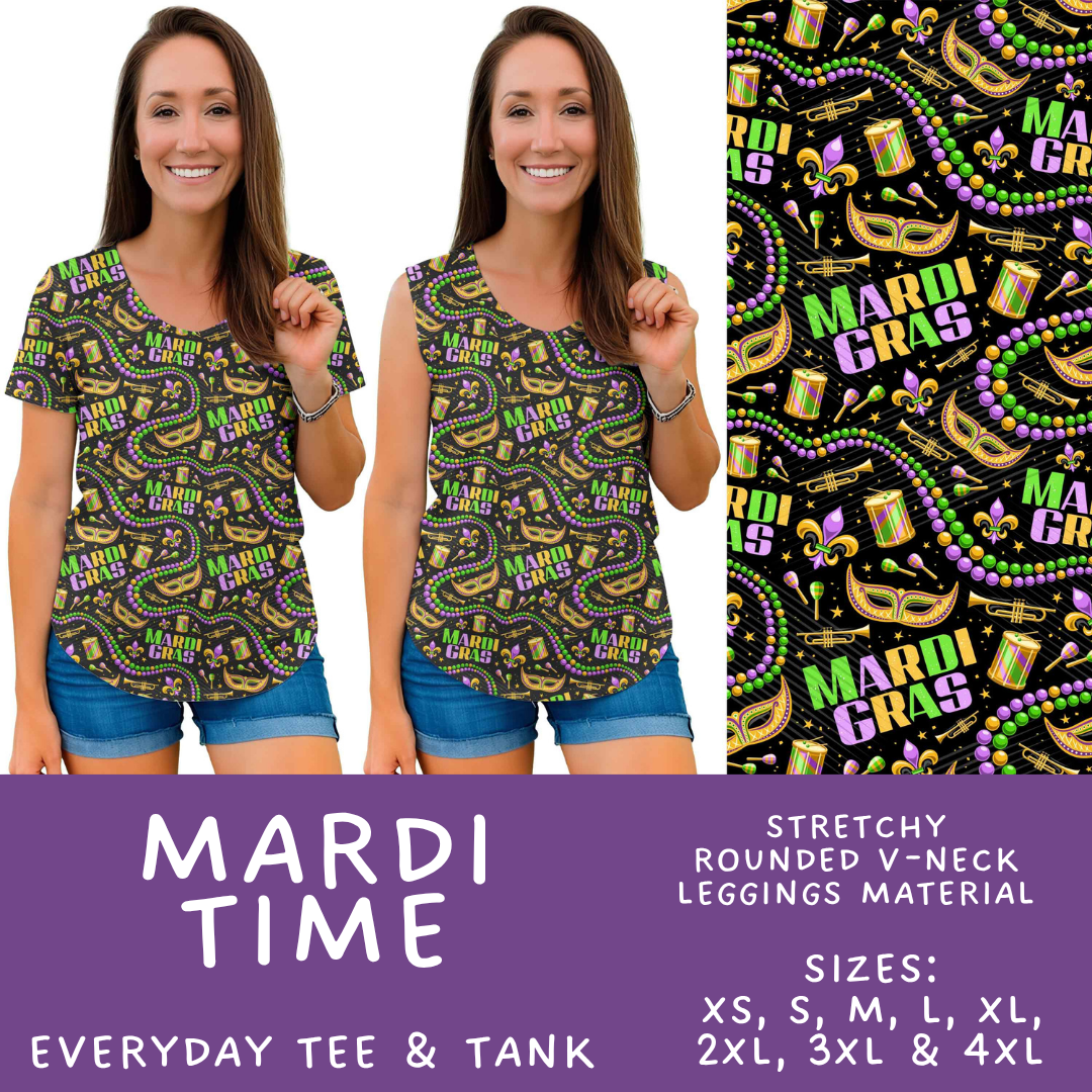 Batch #605 - Mardi Party - Closes 10/28 - ETA late Dec - Mardi Time Everyday Tank & Tee