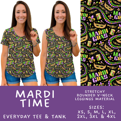 Batch #605 - Mardi Party - Closes 10/28 - ETA late Dec - Mardi Time Everyday Tank & Tee