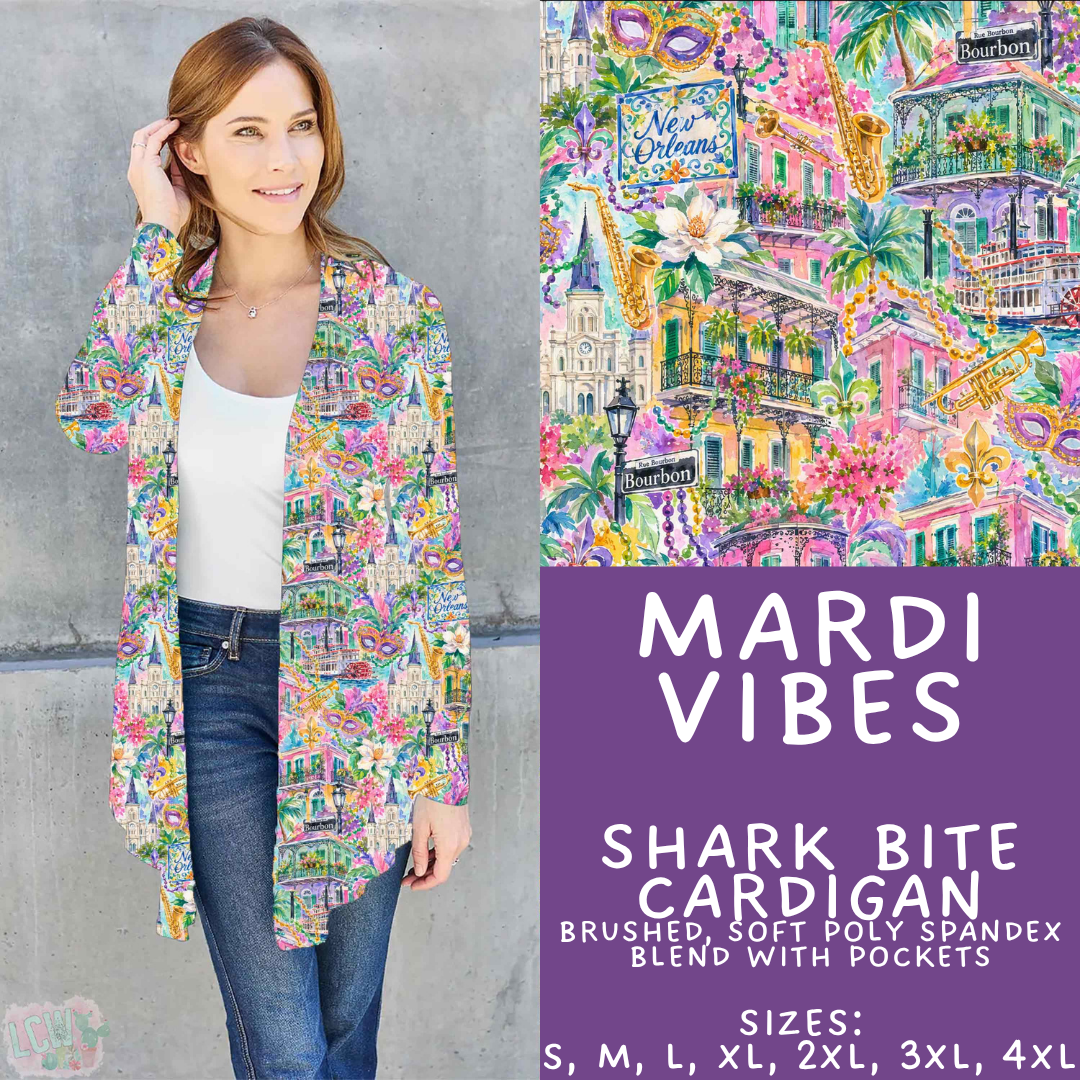 Batch #605 - Mardi Party - Closes 10/28 - ETA late Dec - Mardi Vibes Cardigan
