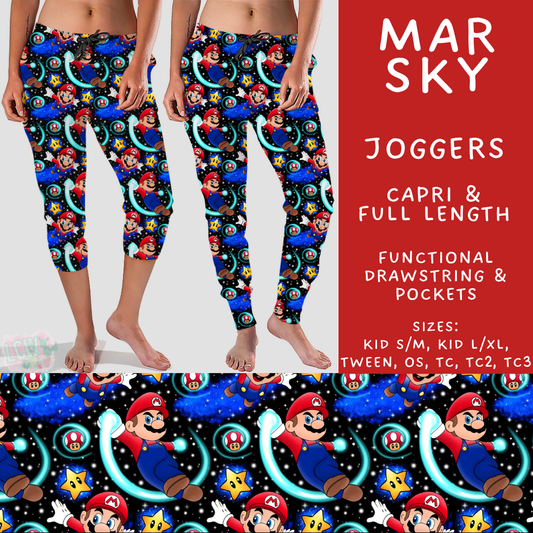 Batch #531 - Cool Characters 15 - Closes 5/18 - ETA late July - Mar Sky Full and Capri Length Joggers